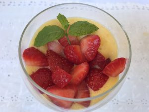 Strawberries and Zabaglione