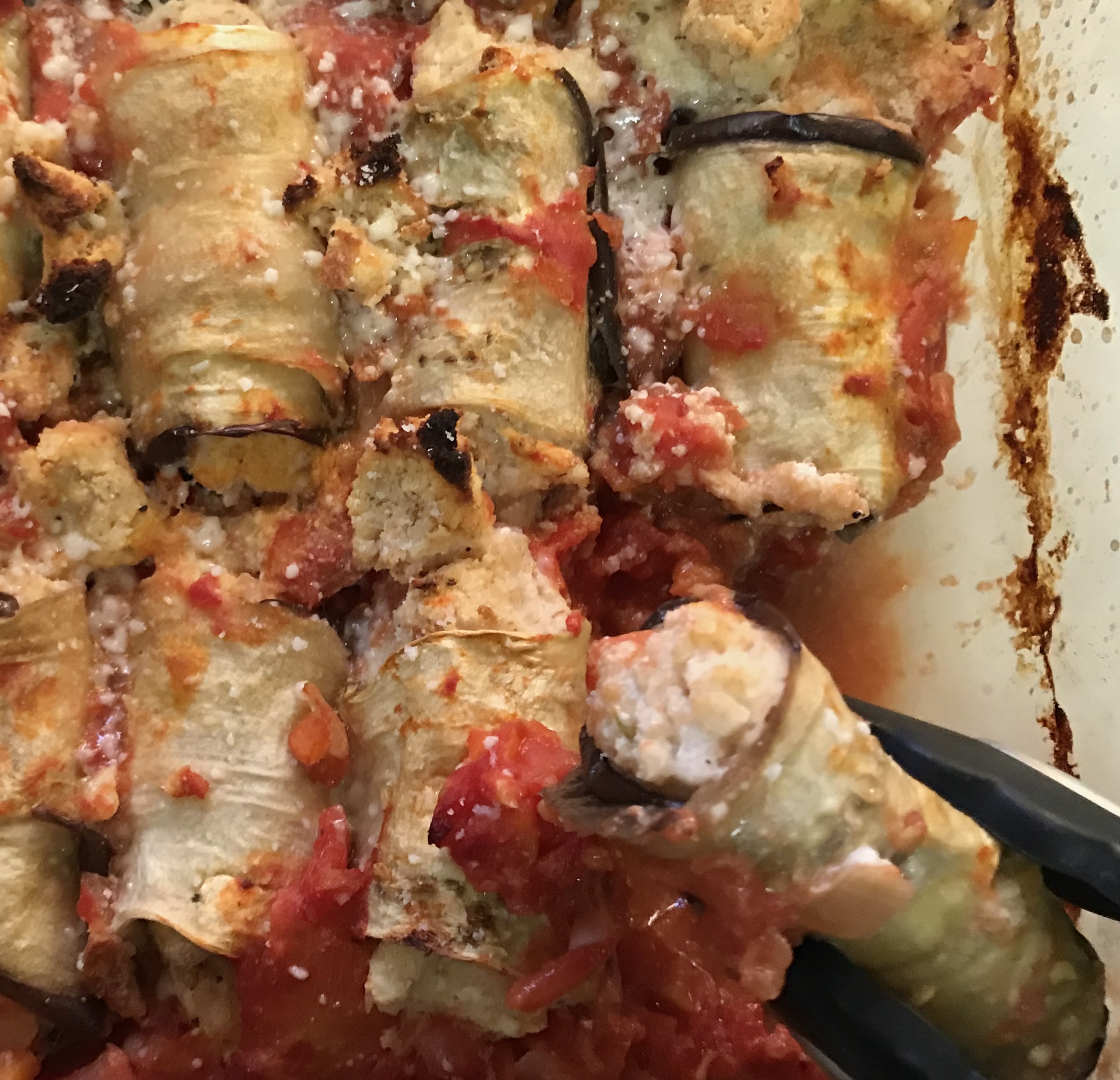 Involtini Eggplant Ricotta Rolls An Italian dish