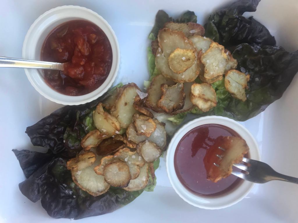 pan fried Sunchokes