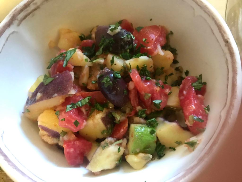 panzanella meets Italian Potato Salad