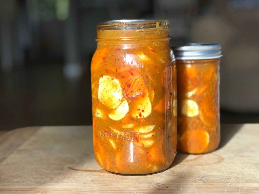 Sunchoke kimchi