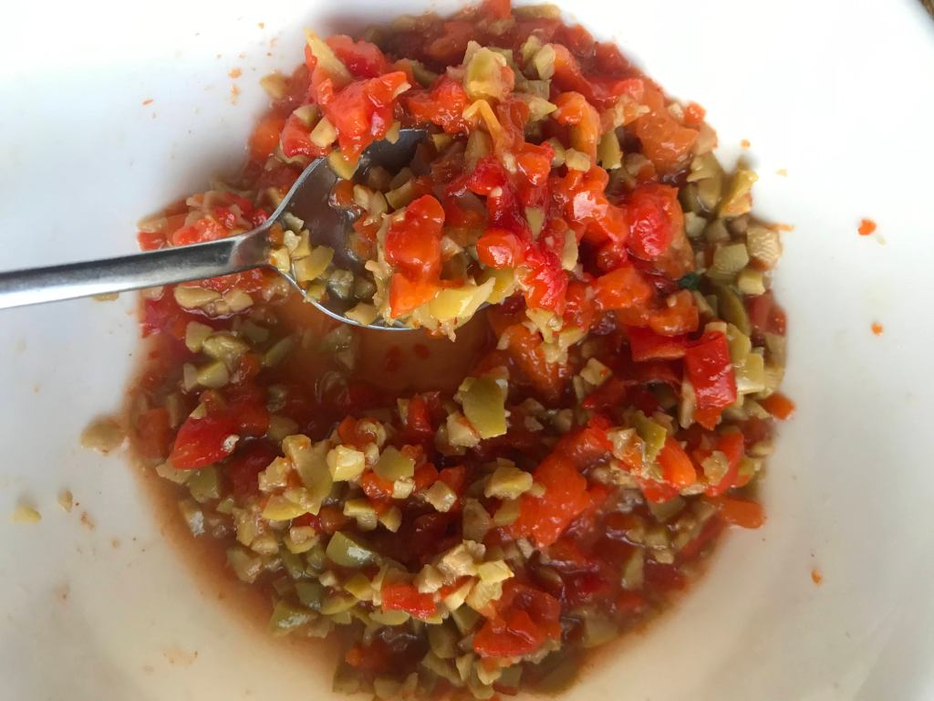 cauliflower spinach vinaigrette